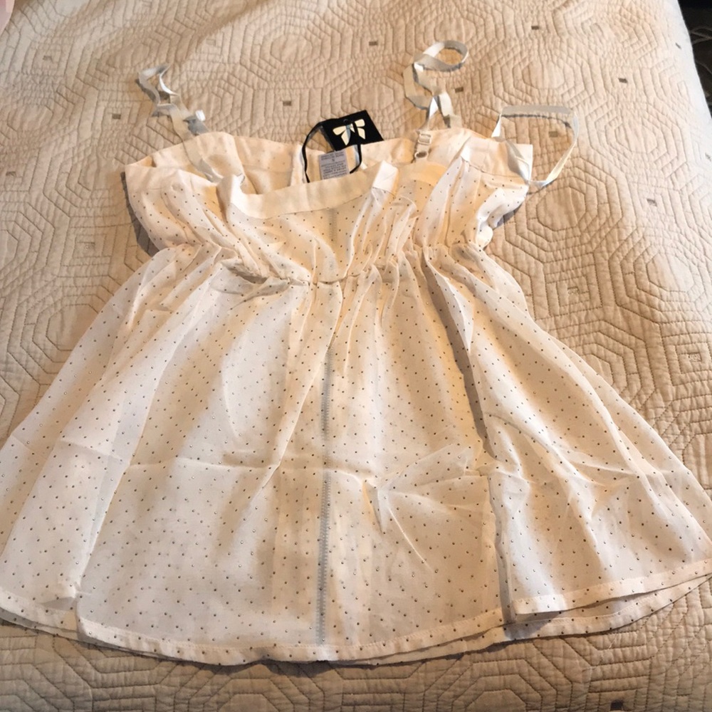 🤩 Cream And Gold Tank- - Picture 5 of 5